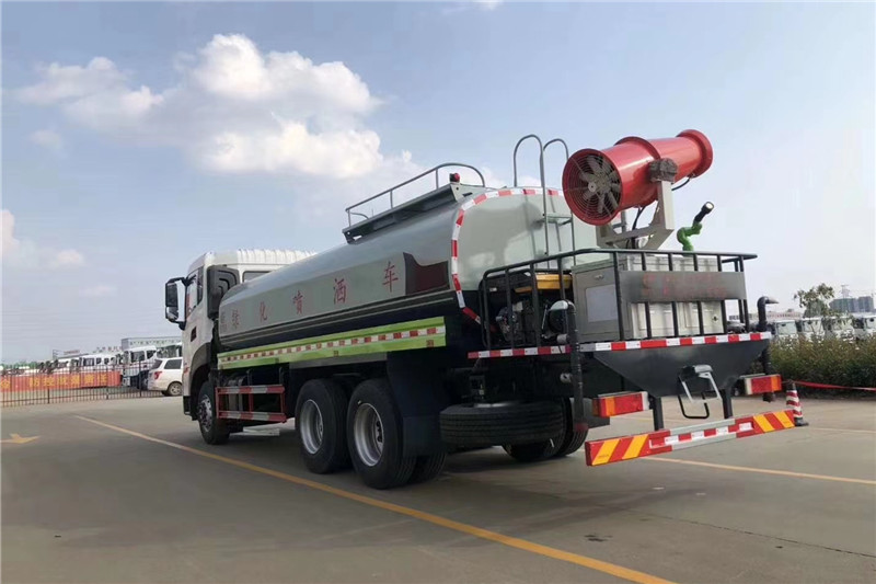 東風(fēng)天龍后八輪20噸噴霧車，國(guó)六綠化噴灑車
