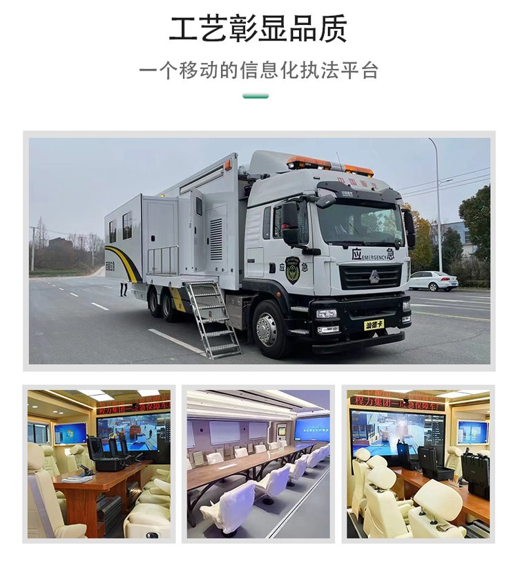 擴(kuò)展方艙動(dòng)中通通信指揮車